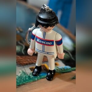 Rescue Action Figure - White and Black